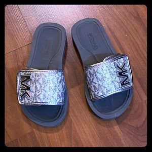 Girls Michael Kors Slides